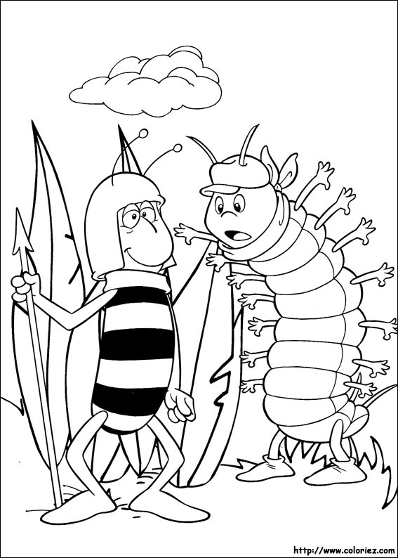 Maya the Bee coloring picture